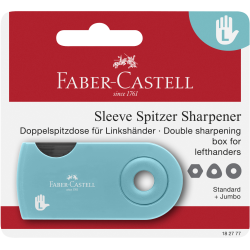 Точилка Faber-Castell Sleeve, Turquoise, Left-handed Friendly