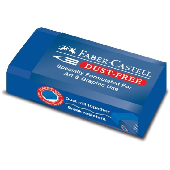 *Dzēšgumija Faber-Castell Dust-free, zila