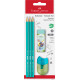 Zīmuļu komplekts Faber-Castell 1111 HB, ar dzēšgumiju un asināmo, asorti