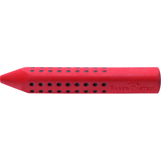 Dzēšgumija Faber-Castell Triangular Grip 2001, sarkana/zila