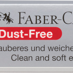 Dzēšgumija Faber-Castell Dust-free 187120, balta