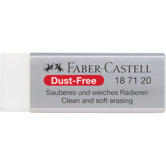 Dzēšgumija Faber-Castell Dust-free 187120, balta