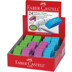 *Dzēšgumija Faber-Castell Shaped PVC-Free, asorti