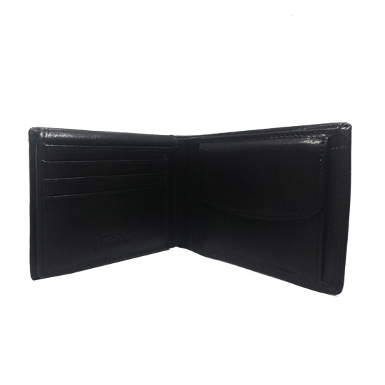 Кошелек кожаный Gianni Conti 91714410, Black, Тонкий профиль