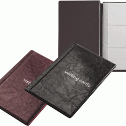 *Vizītkaršu bloks PantaPlast 60 Eco Vinyl, bordo
