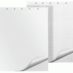 Papīra bloks Q-Connect  Flip-chart, 65x100cm, 50 lapas, balts
