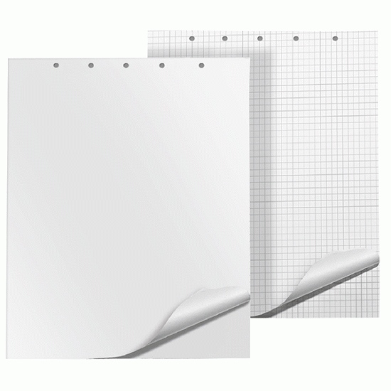 Papīra bloks Q-Connect  Flip-chart, 65x100cm, 50 lapas, balts