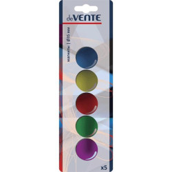 Magnēti tāfelēm deVente, Ø35mm, 5gab/iep, asorti