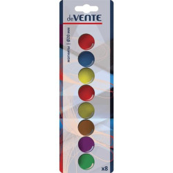 *Magnēti tāfelēm deVente, Ø20mm, 8gab/iep, asorti