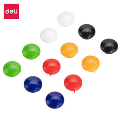 Magnēti tāfelēm Deli 20mm, 12gab/iep, asorti