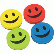 *Sūklis baltai tāfelei deVente Smile, 9cm, EVA, magnētisks, asorti