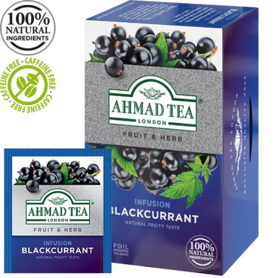 Чай Ahmad Черная смородина, Black, Freshness Sealed