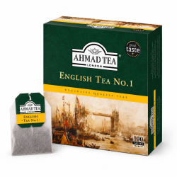 Чай Ahmad Tea English Nr.1, с бергамотом, 100 пакетиков