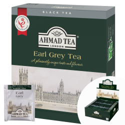 Чай Ahmad Earl Grey, Черный, С ниточкой и ярлычком