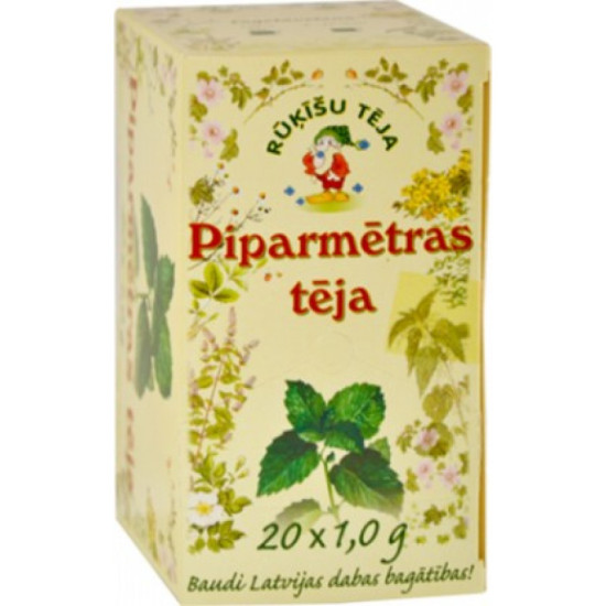 Piparmētru tēja Rūķīšu, 20gabx1gr