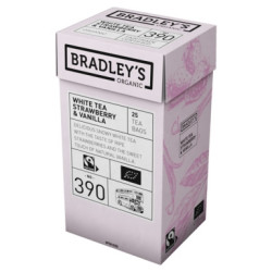 Белый чай Bradley's "Клубника и Ваниль", Органический.