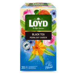 Melnās un zaļās tējas maisījums Loyd Moonlight Garden, 20gab.x1.75g