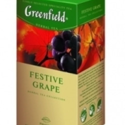 ***Zāļu tēja Greenfield Festive Grape, 25 gab.x1.5g