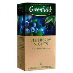 Чай чёрный Greenfield Blueberry Nights