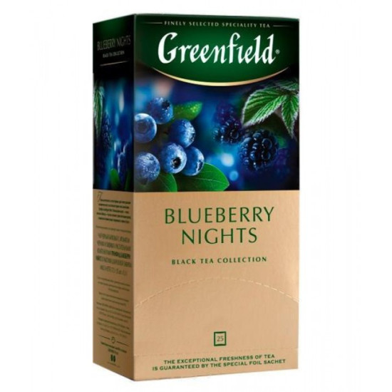 Чай чёрный Greenfield Blueberry Nights