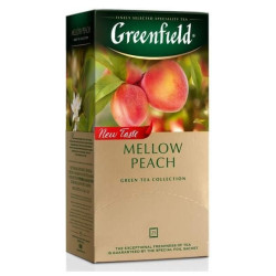 *Zaļā tēja Greenfield Mellow Peach 25 gab.x1.8g