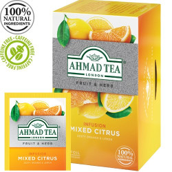 Травяной чай Ahmad Tea Mixed Citrus, Multicolor, Без кофеина.
