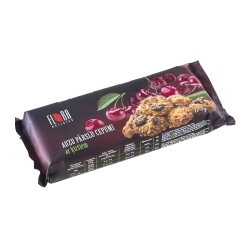 Auzu pārslu cepumi Flora ar ķiršiem, 175g