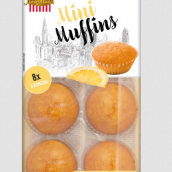 Mini mafini 180g, 8gab., citronu