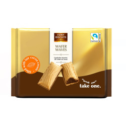 Vafeļu spilventiņi Feiny Biscuits, ar kakao pildijumu, 300g