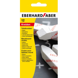 Мел Eberhard Faber Colori, White, Беспыльный