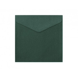 Krāsainas aploksnes Galeria Papieru Pearl 160x160mm, 150g/m², 10gab/iep, Green