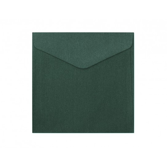Krāsainas aploksnes Galeria Papieru Pearl 160x160mm, 150g/m², 10gab/iep, Green