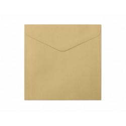 Krāsainas aploksnes Galeria Papieru Pearl 160x160mm, 150g/m², 10gab/iep, Gold