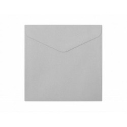 *Krāsainas aploksnes Galeria Papieru Pearl 160x160mm, 150g/m², 10gab/iep, Silver