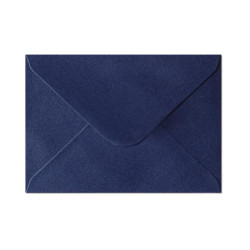 Krāsainas aploksnes Galeria Papieru Pearl C6, 150g/m², 10gab/iep, Navy blue