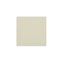 Krāsainas aploksnes Galeria Papieru Smooth,160x160mm, 120 g/m², 10 gab/iep, light cream