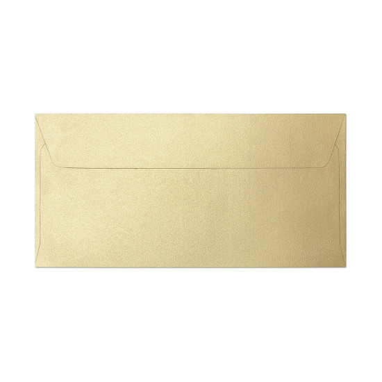 Krāsainas aploksnes Galeria Papieru Pearl DL, 120g/m², 10gab/iep, Gold