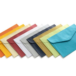 Krāsainas aploksnes Galeri Papieru Metallic B7, 120g/m², 100gab/iep, asorti