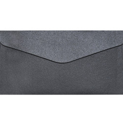 Krāsainas aploksnes Galeria Papieru Pearl DL, 150g/m², 10gab/iep., Black