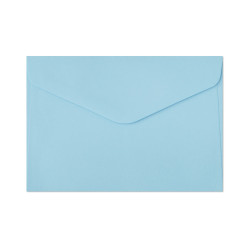 Krāsainas aploksnes Galeria Papieru Smooth C6, 130g/m², 10gab/iep, Blue Satin