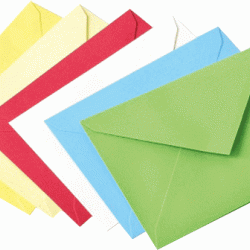 *Krāsainas aploksnes Galeria Papieru B6, 110g/m², 20gab/iep, Bright Yellow