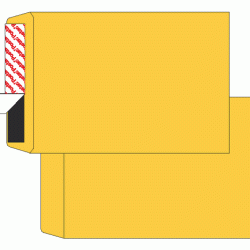 Aploksne Postac B4V, 250x353mm, brūna.