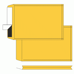 Aploksnes ar paplašinātām malām B4 KRAFT (250 x 353+40)