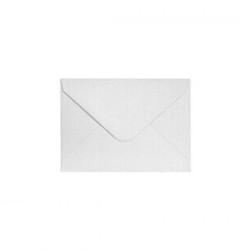 Krāsainas aploksnes Galeria Papieru Pearl 70x100mm, 150g/m², 10gab/iep, Diamond white