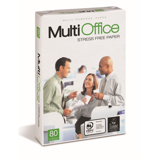 Papīrs Multi Office A4, 80g/m², 500 loksnes, balts