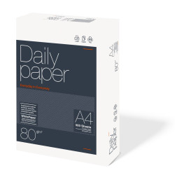 Papīrs Daily Paper A4, 80g/m², 500 lpp/iep, balts