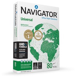 Бумага офисная Navigator Universal, Без замятий, White