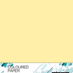 Krāsains papīrs College A4 80g/m², 50 loksnes, YE23, Yellow