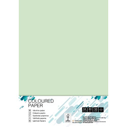 Krāsains papīrs College A4 80g/m², 50 loksnes, GN27, Green