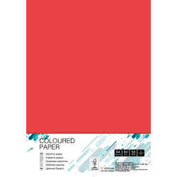 Бумага цветная College CO44, Coral Red, 80gsm